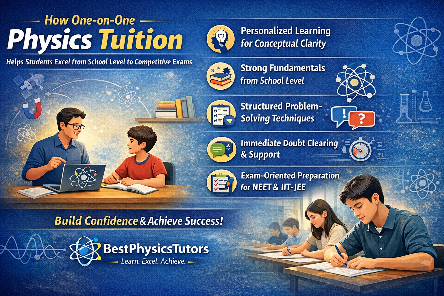 How One-on-One Maths Tuition Helps Students Crack IIT JEE from School Level