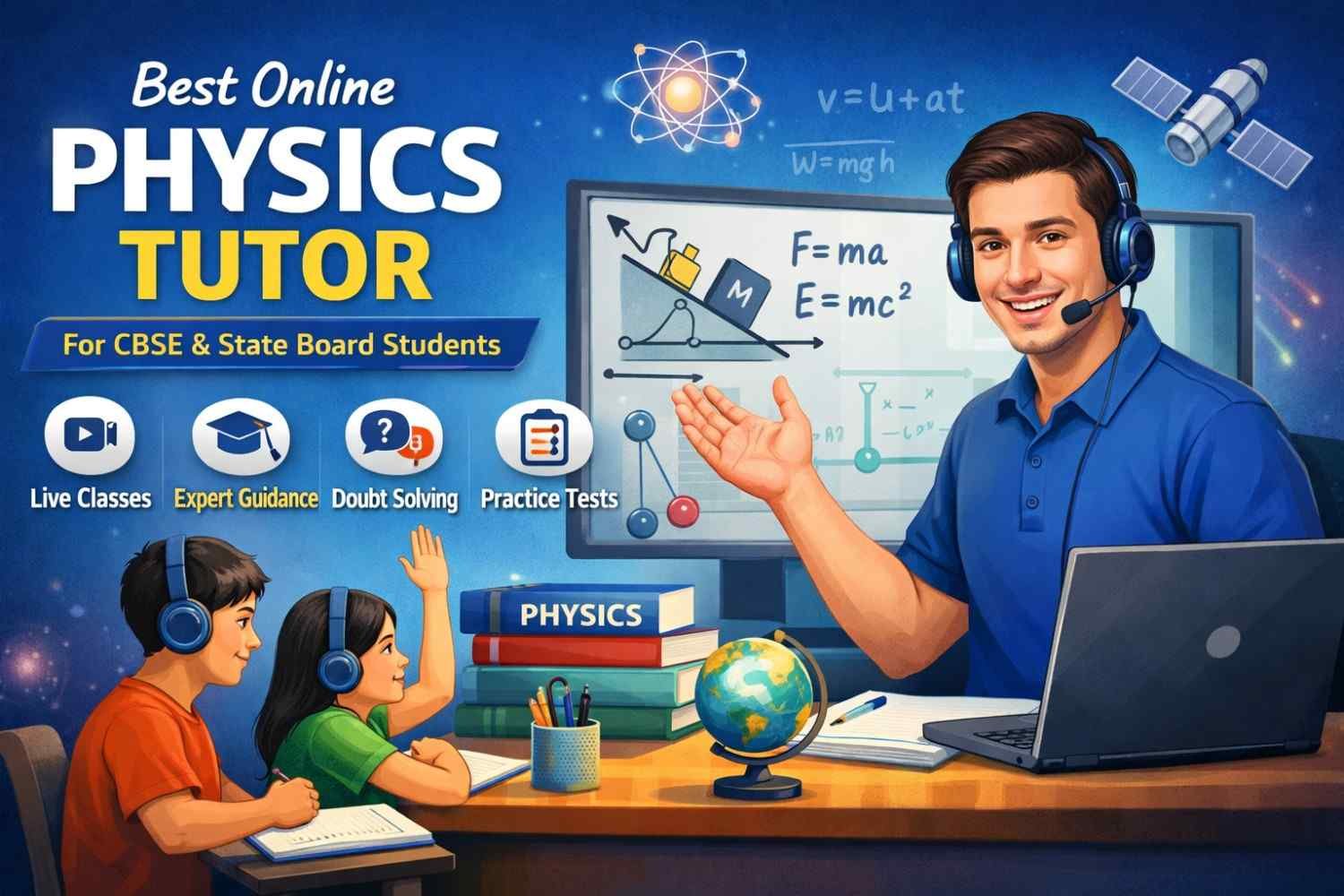 Best Online Physics Tutor for CBSE & State Board Students